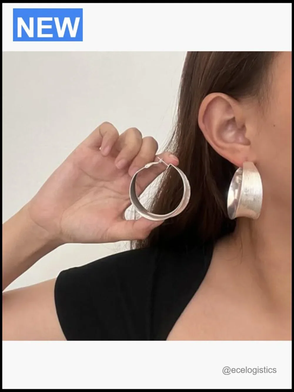 Chunky Gold Hoop Earrings Large Thick Huggie Earrings Statement Jewelry for